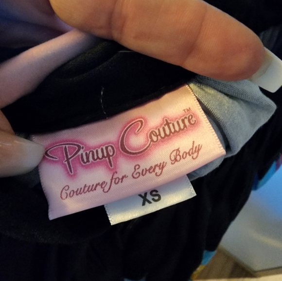 Size XS Pinup Couture Rare Unicorn Burlesque Jenny with artwork by Micheline Pit - Picture 8 of 9